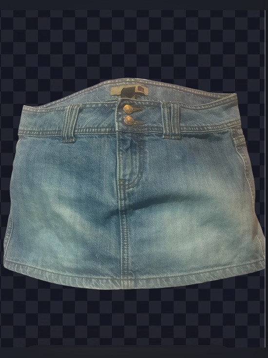 Forever 21 Dresses & Skirts - VTG Y2K Twentyone Forever 21 Low Rise Denim Mini Skirt Size L
